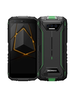 Смартфон Doogee S41 Max (6/256 черный/зеленый)