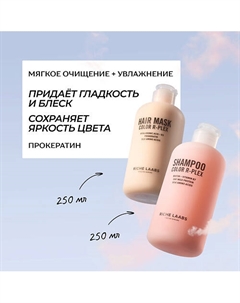 Набор для окрашенных волос: мягкоочищающий бессульфатный шампунь + увлажняющая маска Riche