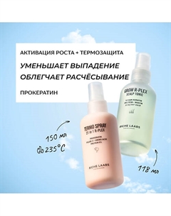 Набор для волос: тоник - спрей для роста волос + термозащита 21 в 1 Riche