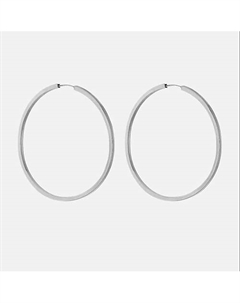 Серьги-кольца покрытые золотом Shine & beauty