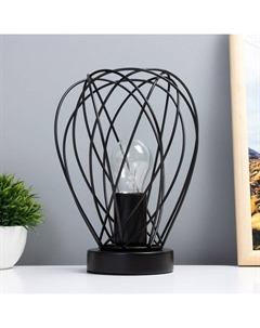 Настольная лампа «Бигли» Е27 40 Вт черный 18×18×20 см Risalux