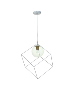 Светильник 2467/1WT E27 40 Вт белый 25×25×25-125 см Bayerlux