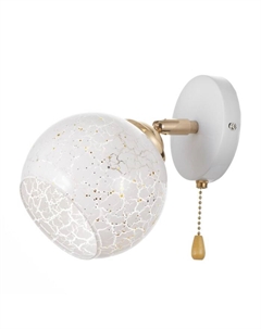 Бра 2193/1 E27 40 Вт бело-золотой 20×12×20 см Bayerlux