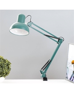 Настольная лампа "Джуни" Е27 40Вт зеленый 16х16х90 см Risalux