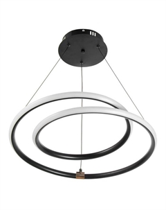 Светильник «Деста» LED 100 Вт чёрно-золотой 51×51×8 см Bayerlux