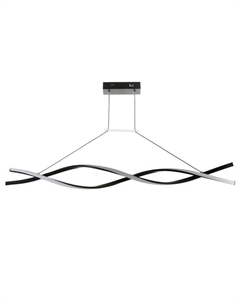 Светильник 1796/2 LED 105 Вт черный 120×10-110 см Bayerlux