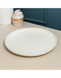 Тарелка фарфоровая Moon, d=26,5 см, белая Quinsberry