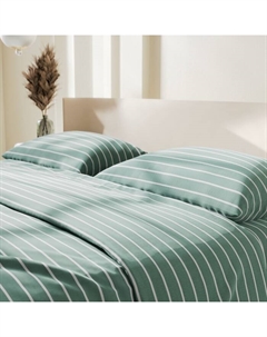 Постельное бельё дуэт «» Mint stripes, поплин Этель