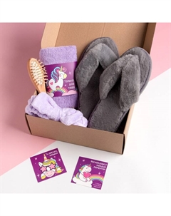 Набор подарочный "Для самой уникальной" полотенце и аксессуары Этель