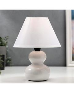 Лампа настольная 16401/1WT E14 40 Вт белый 17×17×24 см Risalux