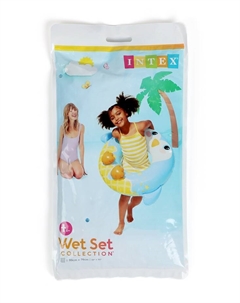 Круг для плавания «Милые зверята», 84 (91) см × 76 см, от 8 лет, до 40 кг, 59266NP, цвет МИКС Intex