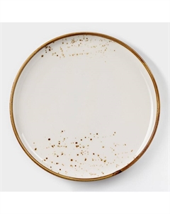 Тарелка «Церера», d=20.3 см, фарфор, белая Magistro