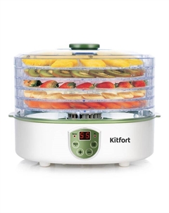 Сушилка для овощей Kitfort KT-1902, 250 Вт, 5 ярусов, белая