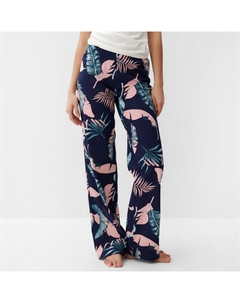 Брюки домашние женские прямые Tropical dream, размер 56-58 Kaftan