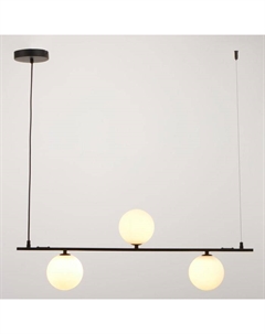 Светильник «Пузырь матовый» 3хG9 20 Вт черный 80×12×25 см Bayerlux
