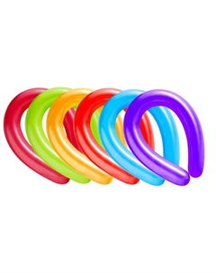 Шар для твистинга латексный 350", макарун, набор 100 шт., цвета МИКС Neotex co