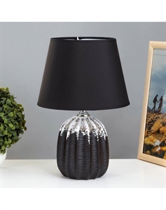 Настольная лампа Ариадна E14 40Вт черный 22х22х33 см Risalux