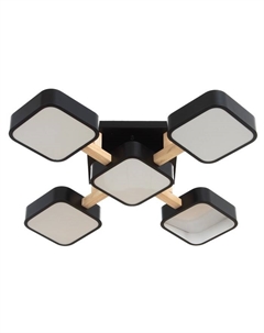 Светильник 35449/5 LED 120Вт 3000-6000К черный 62х62х11,5 см Bayerlux