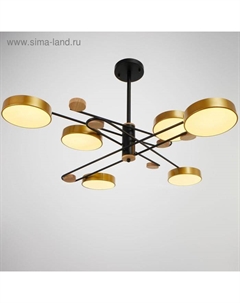 Светильник 35452/6 LED 144 Вт 3000-6000К черный-золото 112×96×22 см Bayerlux
