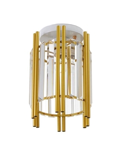 Светильник 91293/1 E27 40 Вт белый-золото шампань 18×18×24 см Bayerlux