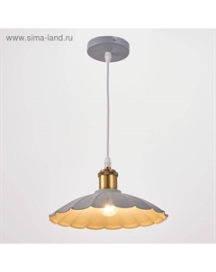 Светильник 2034849/1 E27 40 Вт серый-медь 25×25×10 см Bayerlux