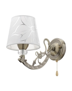 Бра «Вирджиния» 1×40 Вт E14 бронза 20×15×30 см Bayerlux