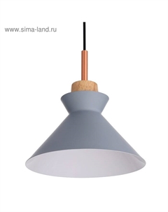 Светильник «Мирелла» 1×60 Вт Е27 серый 24×24×19 см Bayerlux