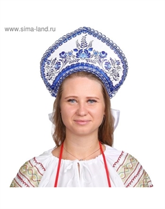 Кокошник «Синие цветы» Страна карнавалия