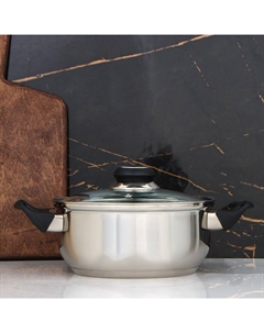 Кастрюля, 1.9 л, d=18 см, капсульное дно, нержавеющая сталь Astell