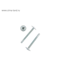 Саморезы « krep», с прессшайбой, сверлоконечные, 4.2×32 мм, оцинкованные, 6000 шт. Tundra