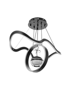 Светильник с ПДУ «Вива» LED 180 Вт 3000-6000К черный 63×29×15-115 см Bayerlux