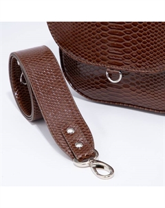 Сумка женская мессенджер на магните, 17×8×19 см, коричневая Textura