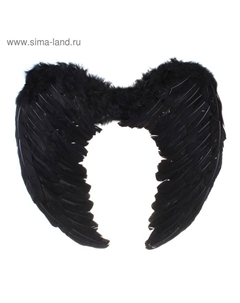 Крылья ангела, 55×40, чёрные Страна карнавалия