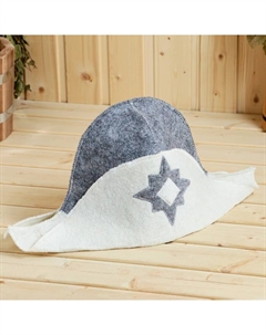 Шапка для бани и сауны «Наполеон», войлок, «» Добропаровъ