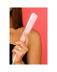 Выпрямитель Luazon LW-27, мини, 25 Вт, керамическое покрытие, 180°C, розовый Luazon home