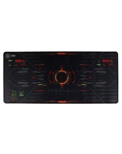 Коврик для мыши Cactus Skytrek, игровой, 900х400х3 мм, черный