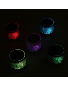 Портативная колонка Luazon LAB-04, с подсветкой, Bluetooth, USB, microSD, microUSB, МИКС Luazon home