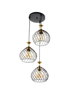 Светильник «Синара» 3хE27 40 Вт черный 40×40×100 см Bayerlux