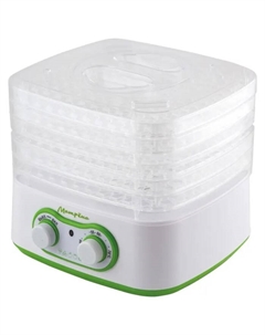 Сушилка для овощей и фруктов МАТРЁНА МА-018, 245 Вт, 5 ярусов, бело-зелёная Матрёна