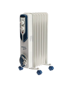 Обогреватель ENGY EN-2507, масляный, 1500 Вт, 20 м², 7 секций, белый Energy
