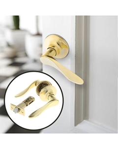 Защелка (мод.3187), межкомнатная, цвет золото Tundra