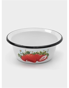 Миска эмалированная, 800 мл, d=17 см, h=6.5 см, рисунок МИКС Стальэмаль