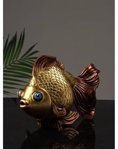 Копилка для денег «Золотая рыбка», гипс, 13×25 см Хорошие сувениры