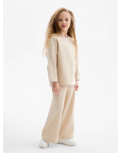 Лонгслив детский, бежевый, рост 146 см Minaku