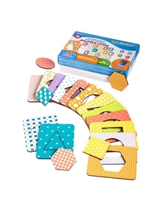 Доски Сегена «Фигуры -1», набор 18 шт. Woodland toys