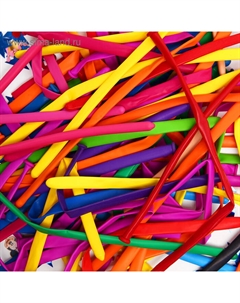 Воздушные шары для моделирования «Ассорти», 100 г, МИКС Страна карнавалия