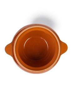 Горшочек для запекания «Тигровая», 500 мл, 10×10.5 см, оранжевый Борисовская керамика