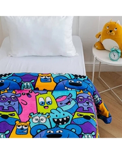 Плед FREEDom Крейзи Мишки 100х150см, аэрософт 190г/м, пэ100% Павлина