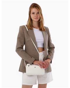 Сумка женская на молнии, цвет белый Richet