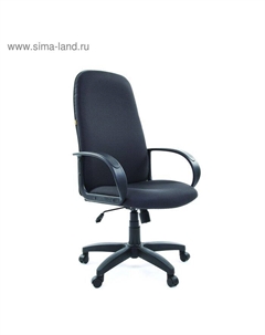 Кресло офисное для руководителя 279 JP15-1, на колёсиках, ткань, цвет чёрно - серый Chairman